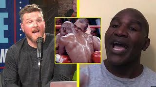 Evander Holyfield Talks His Reaction To Mike Tyson Biting His Ear Off [upl. by Schram477]