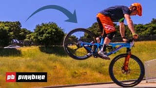 How to Stoppie A Mountain Bike With Bernard Kerr [upl. by Mailliwnhoj851]