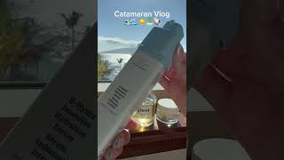 Catamaran vlog vacation summer fall christmas skincare preppy erastour shorts fyp viral [upl. by Nalehp]