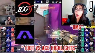 KYEDAE amp NADESHOT REACTS TO 100T vs ACEND HIGHLIGHTS  VCT Stage 3 MastersBerlin Quarter Final [upl. by Romo356]