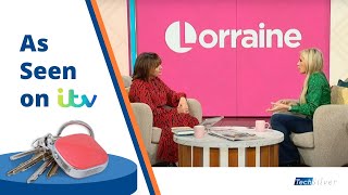 Dementia GPS Keyring  Necklace on Lorraine Kelly ITV TechSilver [upl. by Atiuqnahs]