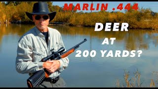 Unleashing The Power Of The Marlin 444 Taking Down Targets At 200 Yards [upl. by Essile]