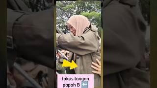 fokus tangan papah B⬅️😉Yang bilang Ga perhatikan Una liat Yeah👈lestidanrizkybillar BVa shortviral [upl. by Enyt]