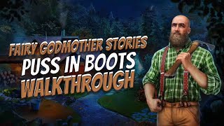 Lets Play Fairy Godmother Stories 4 Puss In Boots Walkthrough Big Fish Games 1080 HD Gamzilla [upl. by Beisel]