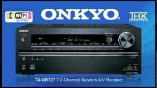 ONKYO TXNR727 BuiltIn Wireless amp Bluetooth THX Audio Streaming Wow [upl. by Adnaugal]