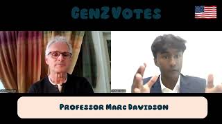 Professor Marc Davidson Ethics and Climate Change  GenZ Votes Interview Ep 07 [upl. by Alexis]