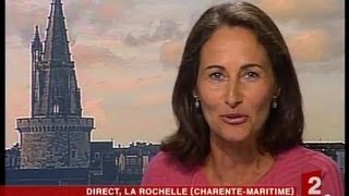 Interview de Ségolène Royal en duplex de La Rochelle [upl. by Killion785]