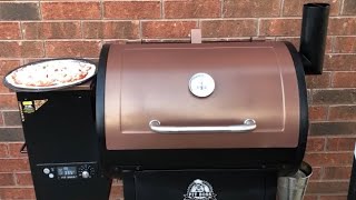 Pit Boss Pellet SmokerGrill Pizza [upl. by Castle]