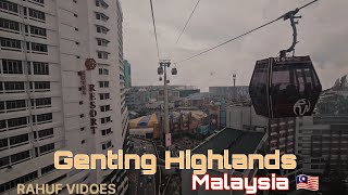 Genting highland  cable car  Awana Skyway  Sky Avenue Mall  Malaysia Genting highland [upl. by Aiela273]