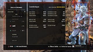 Présentation build DK stam pvp eso murkmire 6300 dégats des armes [upl. by Ahsiruam205]