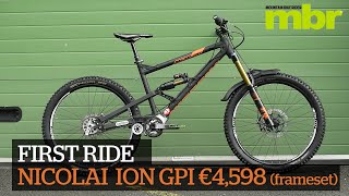 Mojo Nicolai Geometron GPI mountain bike review with gearbox and belt drive  MBR [upl. by Vershen492]