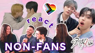 My gay friends react to MINSUNG moments 🌼 from Stray Kids [upl. by Fruin975]