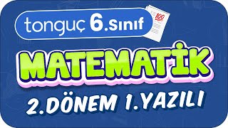 6Sınıf Matematik 2Dönem 1Yazılıya Hazırlık 📑 2024 [upl. by Derayne729]