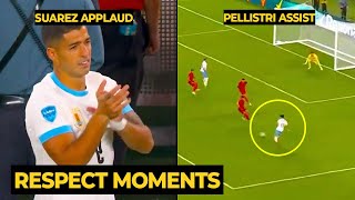 Suarez respect reaction after Pellistri made assist for Valverde goal against Bolivia  Man Utd News [upl. by Letnohc]