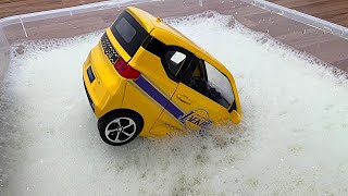 various model cars falling into the water  diecast cars [upl. by Nivrag460]