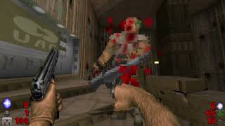 Knocking down monsters in Doom II beta [upl. by Kcinomod]