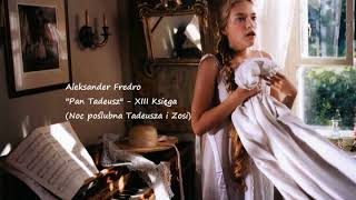 Aleksander Fredro  Pan Tadeusz XIII Księga  Noc poślubna Tadeusza i Zosi  audiobook [upl. by Ykcir446]