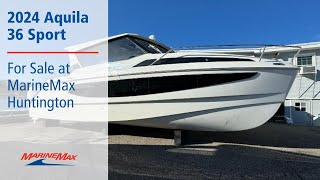 Aquila 36 Sport for sale at MarineMax Huntington NY [upl. by Leacock539]