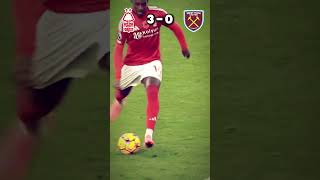 GW10 Highlight Nottingham Forest vs West Ham United shorts premierleague highlights football [upl. by Dupre544]