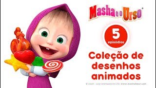 Masha e o Urso  Сoleção 4 🎬 Desenho Animado  Compilação de 30 mins [upl. by Weidman]