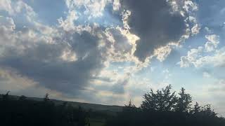 Cloud layer breaking over tributary to Niobrara River NE [upl. by Adlesirk831]