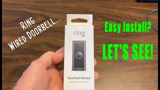 Easy Ring Doorbell Installation  Full Description [upl. by Reyna]