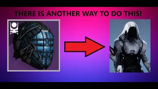 THERE IS ANOTHER WAY TO MAKE YOUR HUNTER FACELESS  DESTINY 2 BEYOND LIGHT [upl. by Henebry358]