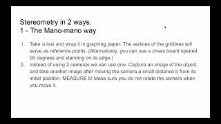 Stereometry Tutorial [upl. by Notwen]