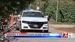 Making a road in downtown Durham safer [upl. by Reinold151]