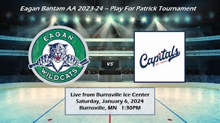 Eagan Wildcats BAA vs St Paul  1624  Play for Patrick Tournament [upl. by Pattani391]