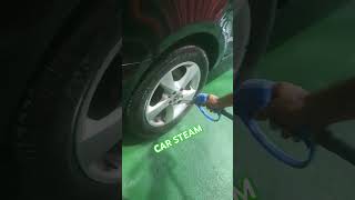 CAR STEAM CLEAN STEAM WASHING carcareservices automobile carcleaningservice carmaintenance [upl. by Quiteri]