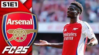 A NEW ERA BEGINS  FC 25 Arsenal Career Mode S1E1 [upl. by Darach]