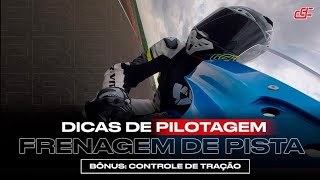 DICA DE PILOTAGEM TÉCNICA DE FRENAGEM NA PISTA  ONBOARD SUZUKI GSXR 1000R [upl. by Terraj132]