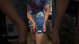 DIY nonNewtonian knee pads mtblove bikehacks mtbbikes [upl. by Hyde66]