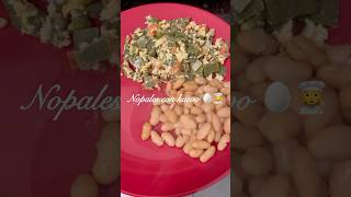 Nopales con huevosmexicanfoodcookingtutorials cookingshorts  fyp [upl. by Hetti]