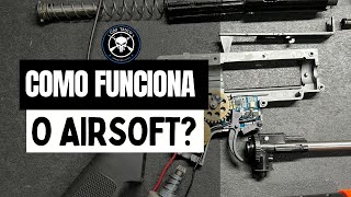 Como funciona o airsoft elétrico AEG [upl. by Ntsuj293]