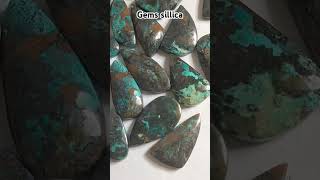 gemssillica chrysocolla geology cabs [upl. by Whitcomb]