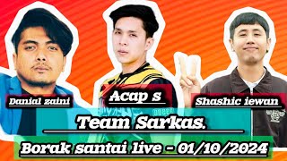 Team Sarkas  Borak Topik Santai Muzikal Lawak Superstar  Danial Zaini amp Acap s amp Shashic Iewan [upl. by Olsen]