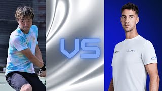 Hikaru Shiraishi 白石 光 Vs Thanasi Kokkinakis AUS2024 NSW Open [upl. by Amaerd]