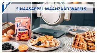 Sinaasappelmaanzaad wafels  Recept  Sweet Little Touch [upl. by Augustina424]