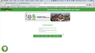 Como tramitar tu certificado de Tradición en línea [upl. by Repsac]