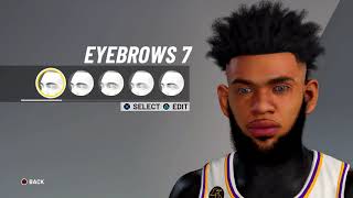 THE BEST COMP FACE CREATION IN NBA 2K21 THE MOST INTIMIDATING FACE CREATION IN THE GAME 😈 [upl. by Ainocal]