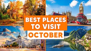 BEST PLACES to TRAVEL in EUROPE in OCTOBER ✈️ Holiday Destinations October [upl. by Shute]