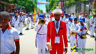 Haitian flag day 18 mai jacmel Haïti École musique Dessaix Baptiste ak kèk lekòl nan ville la🇭🇹🇭🇹 [upl. by Allene]