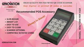 Genovation POS Pin Pads for K12 Cafeterias [upl. by Foote836]