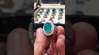 natural chrysocolla in chalcedony origin bacan indonesian 🥰👍 [upl. by Nennek838]