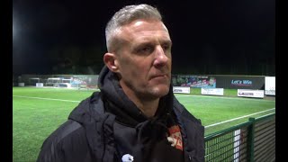 Postmatch interview  Barwell 21 Kettering Town 09122024 [upl. by Enailuj]