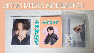 ENG 방탄소년단 디아이콘 디페스타 미니 에디션 언박싱 BTS Dicon DFesta Mini Edition UNBOXING [upl. by Merceer]