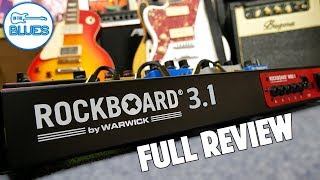 Warwick RockBoard Tres 31 amp Pedal Pit Power Supply Review [upl. by Carmella]