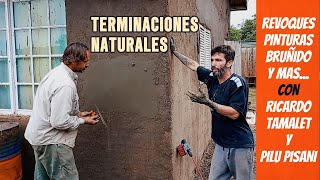 PINTURAS Y REVOQUES NATURALES CON RICARDO TAMALET Taller de Bioconstrucción en PUNTA INDIO [upl. by Chauncey]